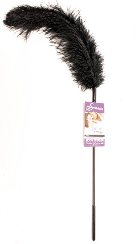 Ostrich Tickler - Black