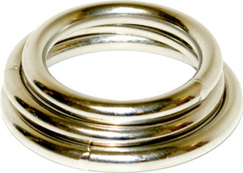 Metal Cock Ring 3 Pack