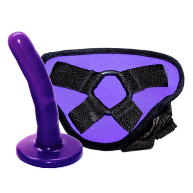 Beginner's Waterproof Harness and Dildo Set