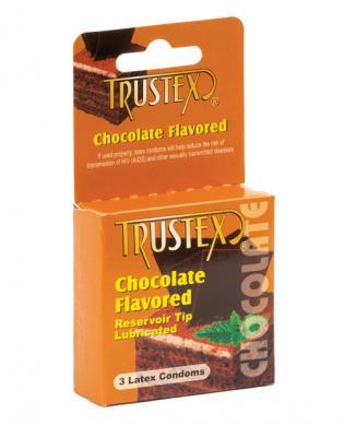 Chocolate Flavored Condom 3 pack