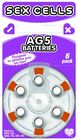 Sex Cells Ag5 Batteries 6 Pack