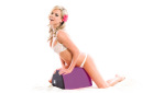 Liberator BonBon Microsuede Toy Mount in Grape