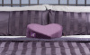 D�cor Heart Wedge in Aubergine Velvish 