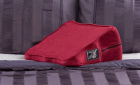 D�cor Wedge in Merlot Velvish 