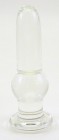 Clear ButtBam Glass Dildo by RubyGlass21
