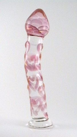 24kt Gold Princess Glass Dildo by RubyGlass21