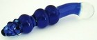 Blue Triple-X Galaxy Glass Dildo by RubyGlass21