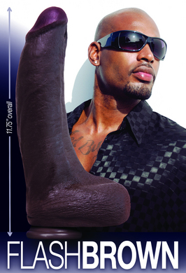 Flash Brown Signature Cock in 11 Inches 