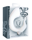 Velvet Plush, Silicone U VIBE, White 