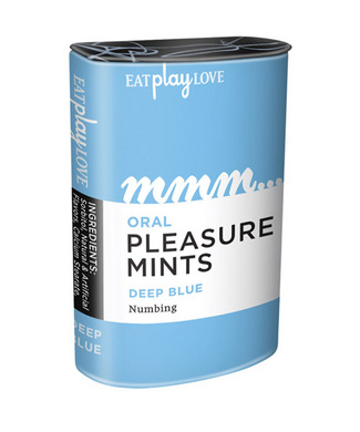 Oral Pleasure Mints, Deep Blue, Numbing, Aprox. 40 mints
