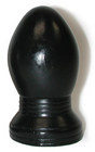 The Fat Boy Black Vinyl Anal Plug