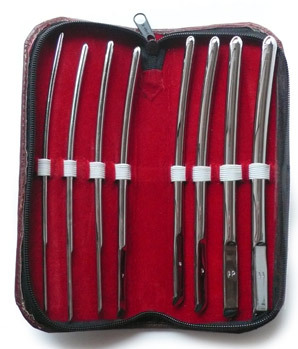Hegar Flat Ended Sounds, 8 Piece