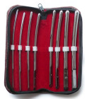Hegar Flat Ended Sounds, 8 Piece