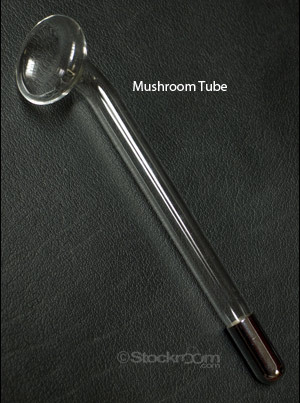 KinkLab Neon Wand Mushroom Electrode Red