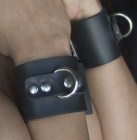 Rubber Wrist Cuffs, Large