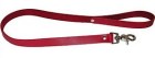 Leather Leash, Red, 2.5'