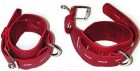 Locking/Buckling Wrist Cuffs, Red