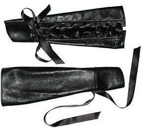 Lace Up Gauntlet w/ Ribbon