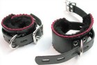 Fleece Lined Buckling Cuffs w/ Scalloped Edge, Ankle