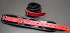Firecracker Patent Leather Wrist Restraints