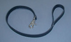 Leather Leash, Black, 2.5'