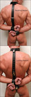 Leather Neck-Wrist Restraint, Buckling