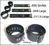 Wrist Cuffs w/ D-Ring, X-Large