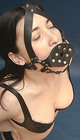 Locking Trainer Ball Gag, Black