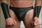 Leather Thong, Perforated, X-Large