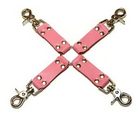 Leather Hog Tie, Pink