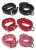 Premium Garment Leather Wrist Cuffs, Black