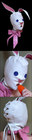 Bunny Hood, White, Medium/Large