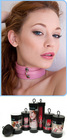 KinkLab Pink Bound Leather Collar