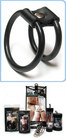 Double-O Cock Ring, Rubber 