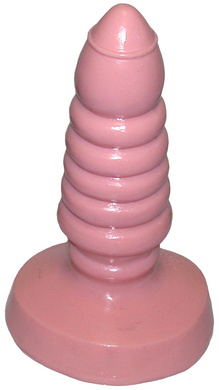 Fondovalle Spiral Suction Butt Plug - Flesh