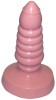 Fondovalle Spiral Suction Butt Plug - Flesh