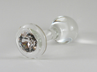 Crystal Delights Crystal Clear Glass Anal Plug (small)