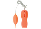 Glo-Glo a Go-Go Radioactive Orange Flicker Tip Vibrating Bullet