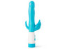 Hot Shot Self-Heating Rabbit-Style Vibe, Dolphin