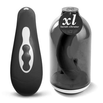 XL Lavish Vibrator, Silk Black