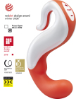 Delight Luxury Vibrator - Vitamin/White