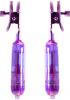 Squeeze And Please Vibe Nipple Clamps Purple Kinx Sex Toy Product Image 1