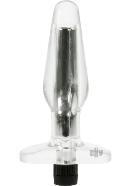 Aquavee Vibrating Butt Plug Clear Kinx Sex Toy Product