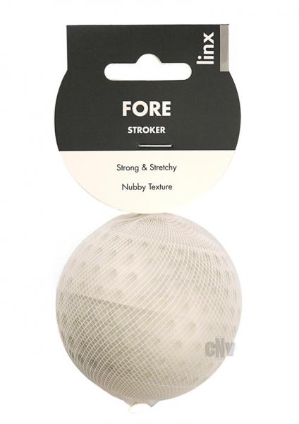 Linx Fore Stroker Ball Clear/wht Os Sex Toy Product