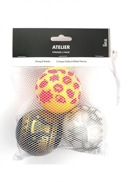 Linx Atelier Stroker Ball 3pk Clr/multi Sex Toy Product
