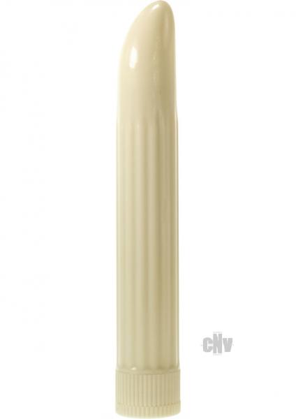 Sensuous Ribbed Vibrator Minx Ivory Sex Toy Product
