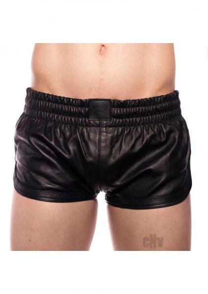 Prowler Red Leather Sport Shorts Blk Sm Sex Toy Product