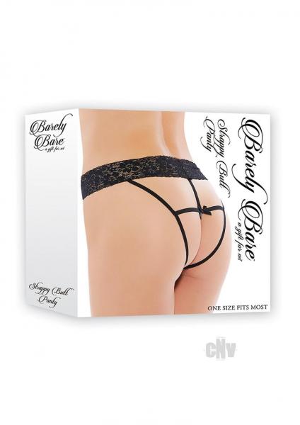 Strappy Butt Panty Black Sex Toy Product