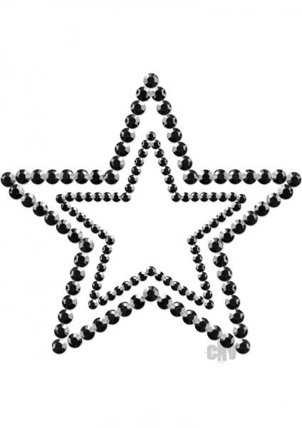 Mimi Star Black Rhinestone Pasties Sex Toy Product