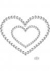 Mimi Heart Rhinestone Silver Pasties Sex Toy Product
